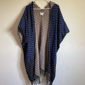 Free People // Witchy cape cardigan with Hood